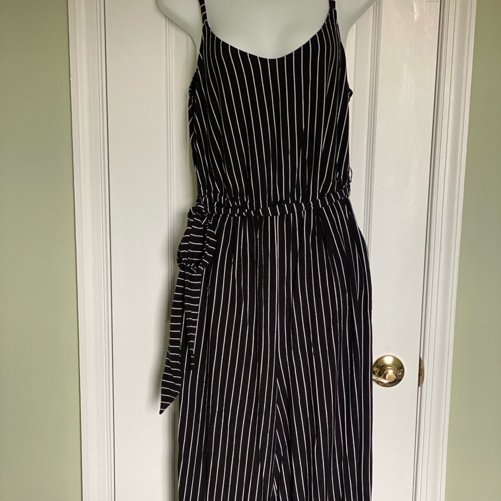 Women’s PLUS wide leg cropped jumpsuit